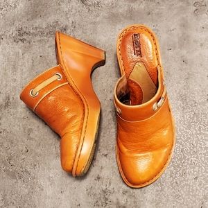 Born Leather Heeled Mule